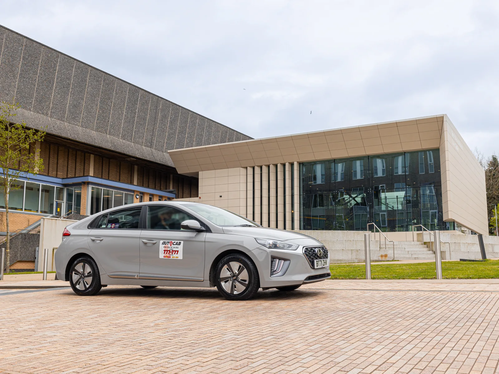 Autocab licensed private hire car used for Staffordshire journeys